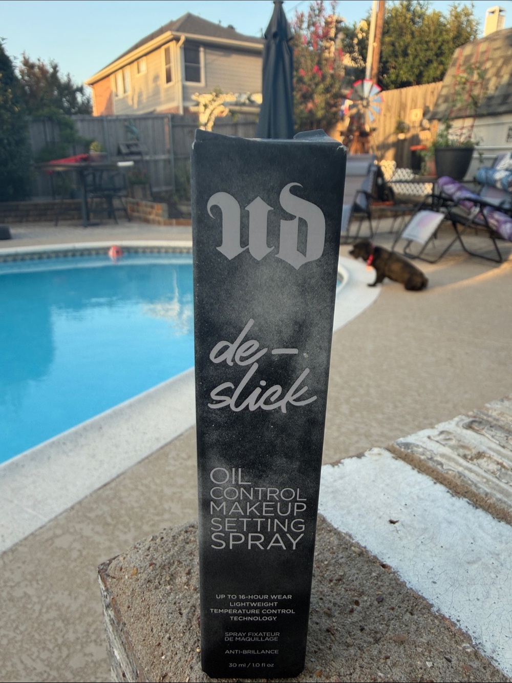 Urban Decay De-Slick Oil Control Makeup Setting Spray - Black